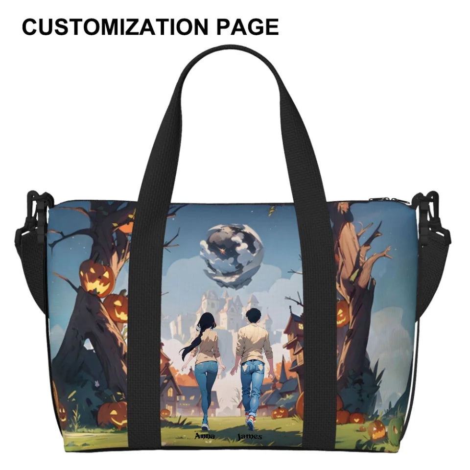 Personalized Weekender Bag - Custom Halloween Style